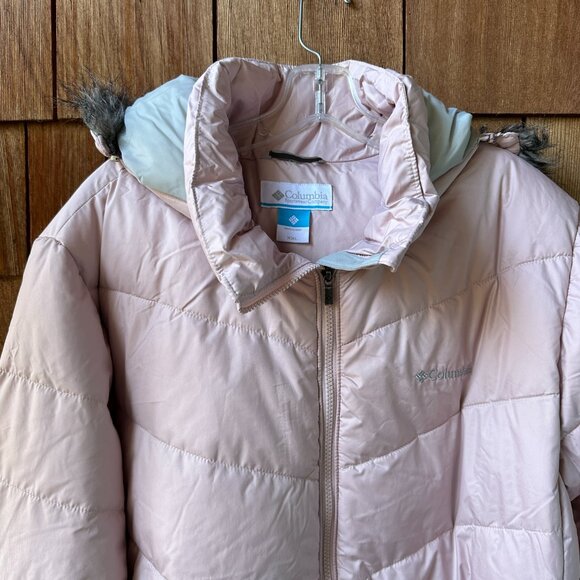 NWT Columbia Light Pink Village Park Insulated Long Jacket in Women's XXL - Picture 4 of 16